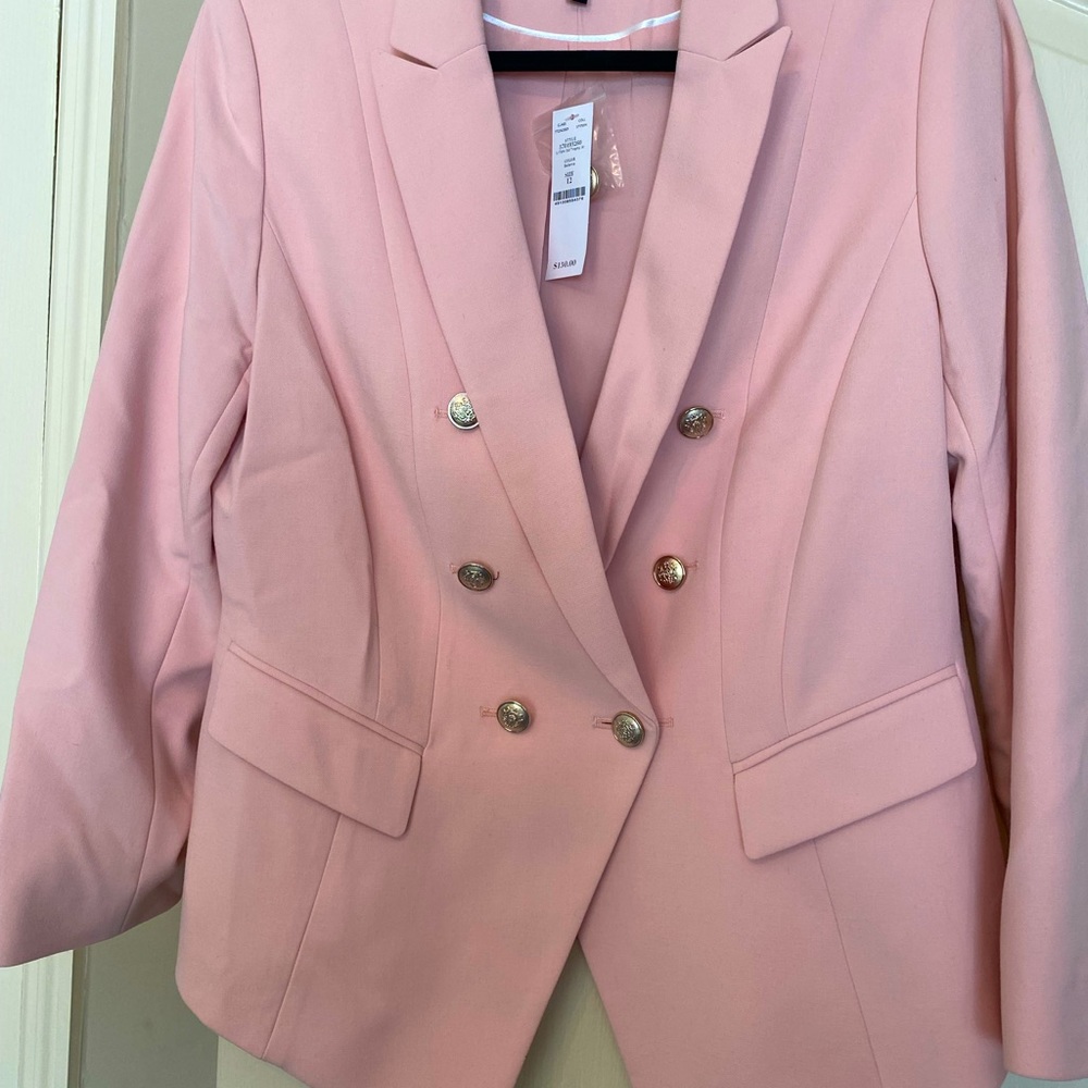 Blazer, beautiful blush pink, never worn size 12 White House Black Market